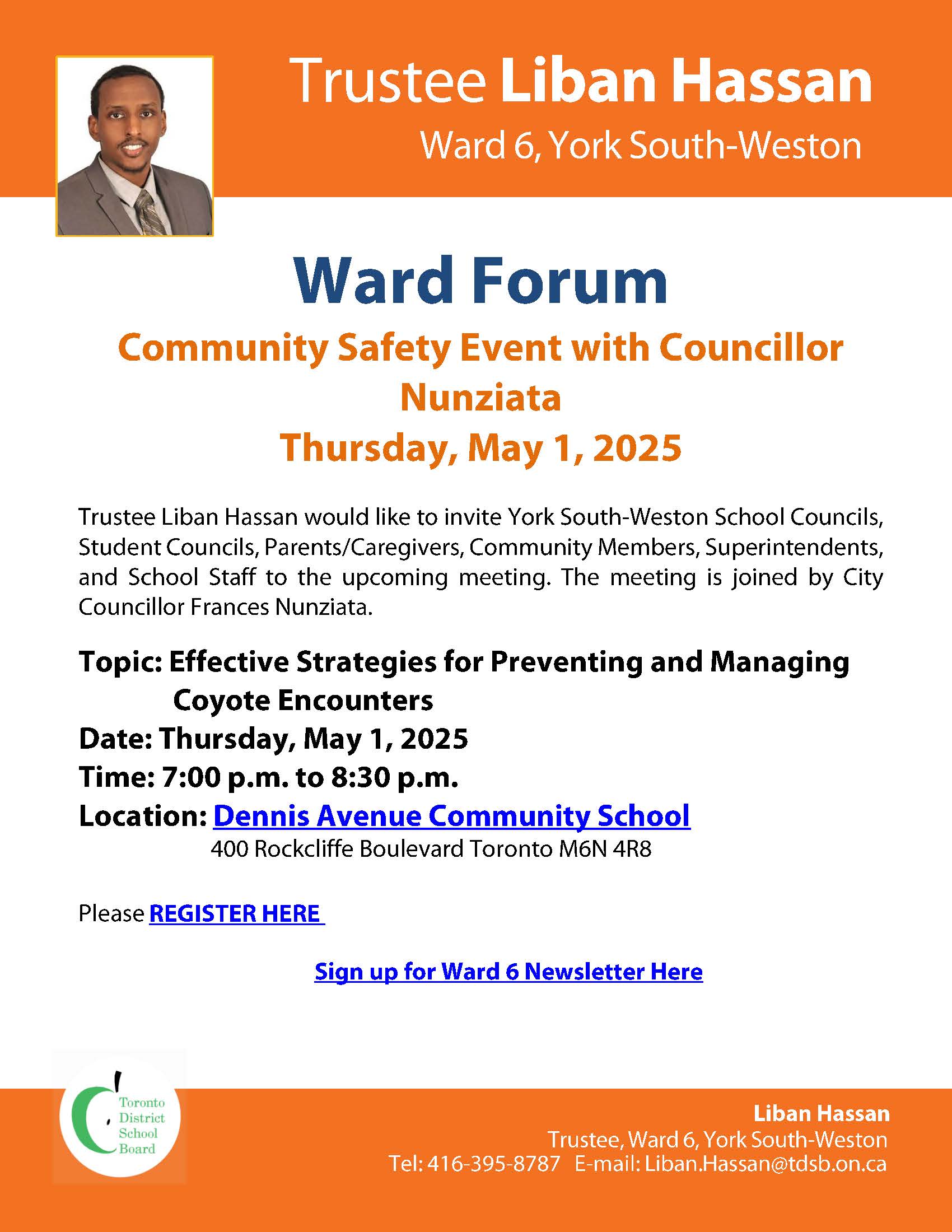 2025 05 01 Community Safety event